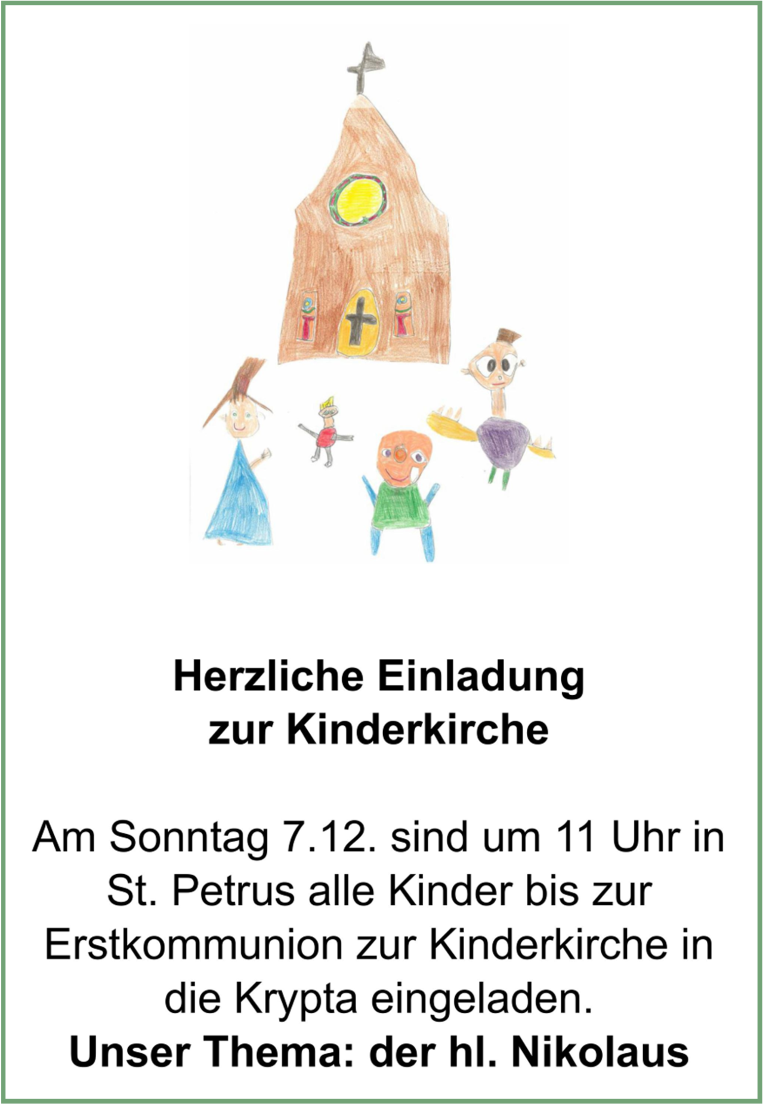 Kinderkirche (c) St. Marien